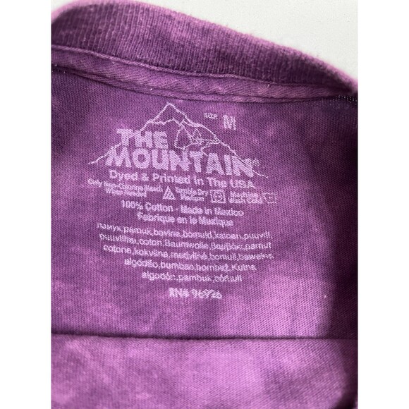 The Mountain Cute Cat Shirt Artist Dean Russo Purple Size Medium Tie-Dye - Picture 3 of 7